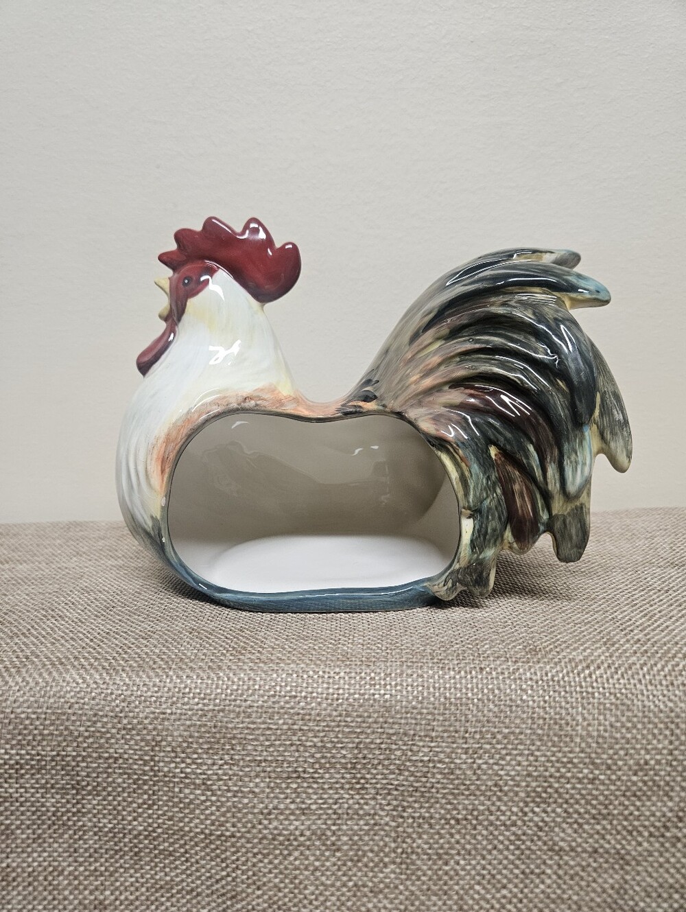 Cracker Barrel Rooster Sponge Scrubby Holder - Break Of Dawn